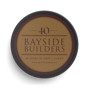 Hockey Puck — Bayside Builders 40 Years Commemorative Puck