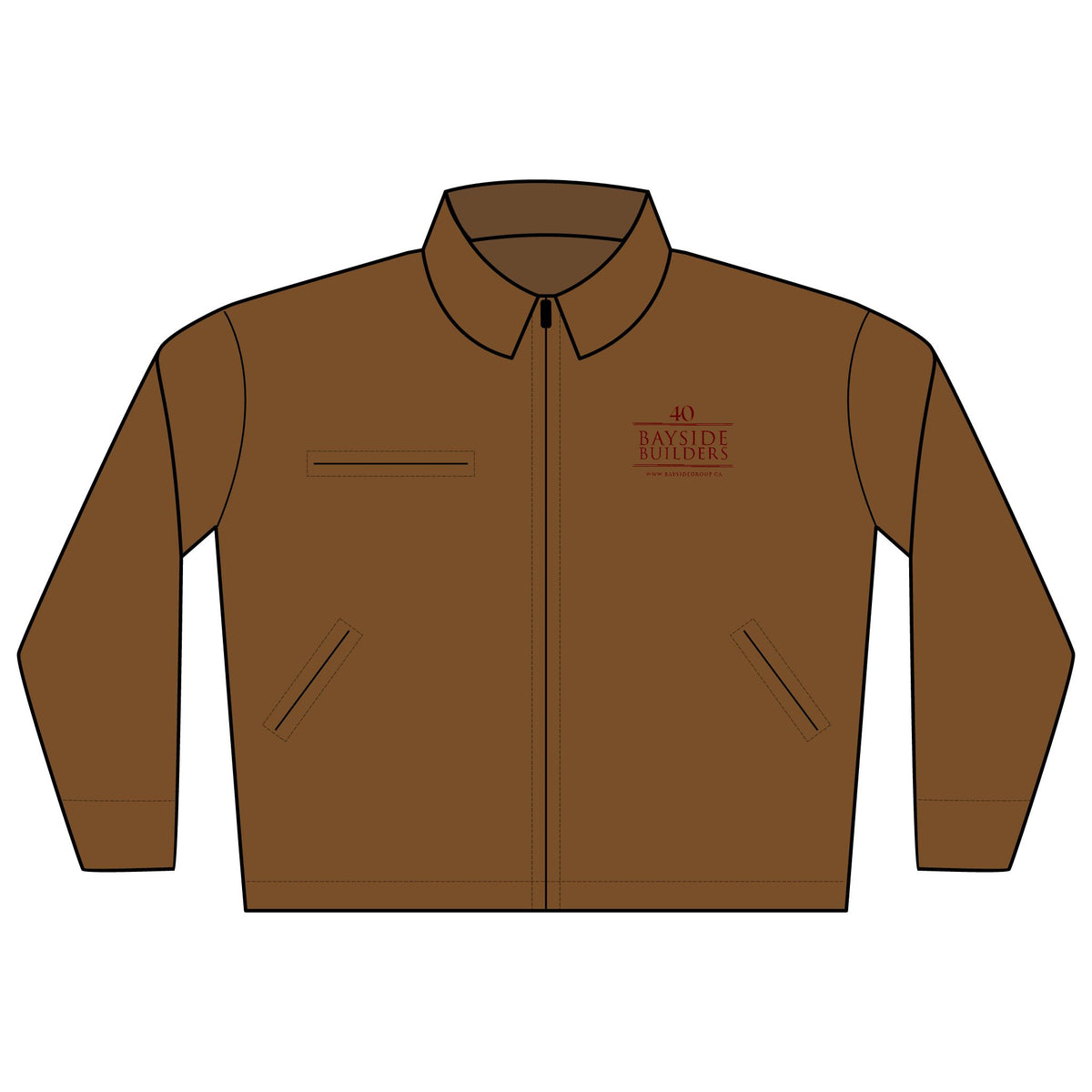 CornerStone® Unisex Duck Cloth Work Jacket (Embroidery)