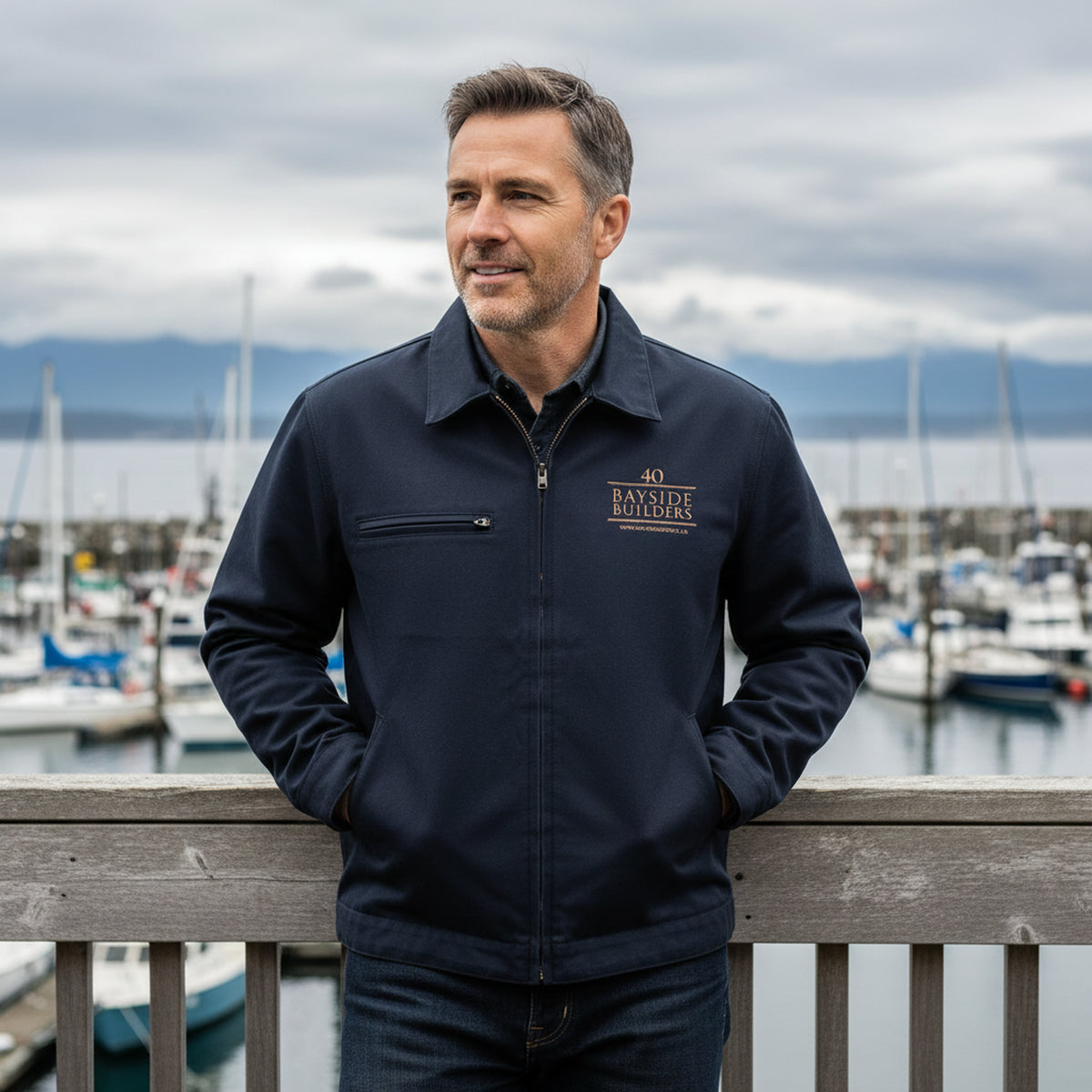 CornerStone® Unisex Duck Cloth Work Jacket (Embroidery)