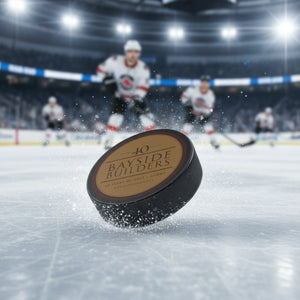 Hockey Puck — Bayside Builders 40 Years Commemorative Puck